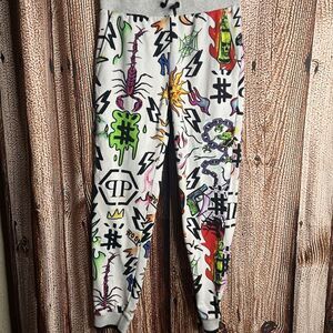 Philipp Plein Sport Jogging Pants Gray Joggers Size 10